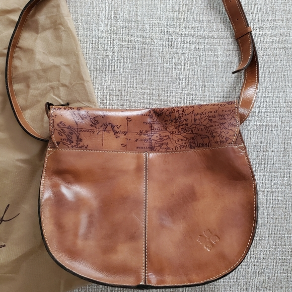 Patricia Nash Leather Saddle Bag - Picture 3 of 14